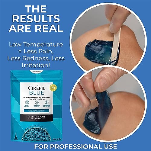BLUE Stripless Hard Wax Beads Bag 14.11oz / 400g