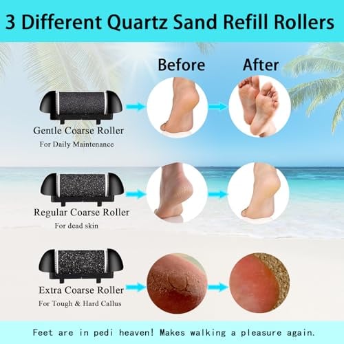 Electric Foot Callus Remover Rechargeable Waterproof Pedicure File