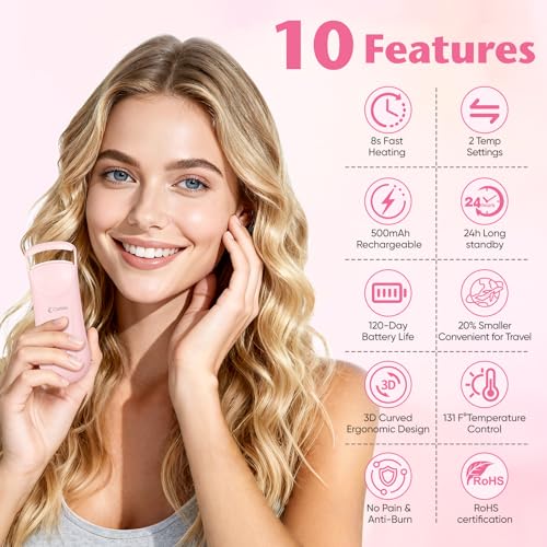 Heated Eyelash Curler Heat Sensitive Silicone Pad