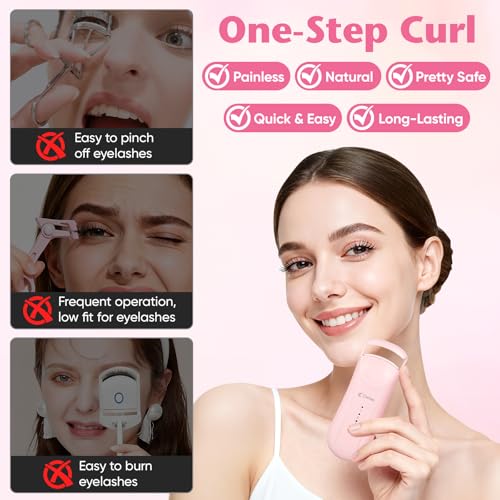 Heated Eyelash Curler Heat Sensitive Silicone Pad