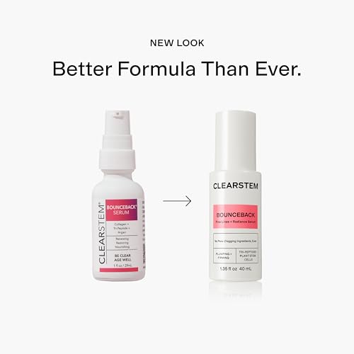 BOUNCEBACK Radiant Facial Serum - Peptide Serum for Hydration & Smooth-Looking Skin with T