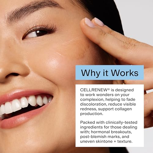 CELLRENEW - Collagen Stem Cell Serum - Acne + Youthful Skin Face Serum - Hyaluronic Acid