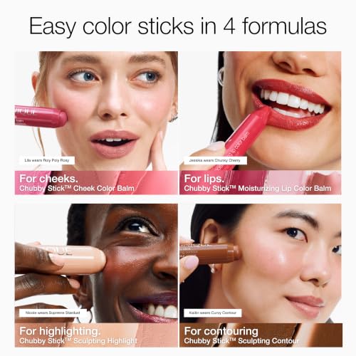 Chubby Stick Sculpting Highlighter For All Skin Types | Cream Highlighting Stick, Hefty Highlight
