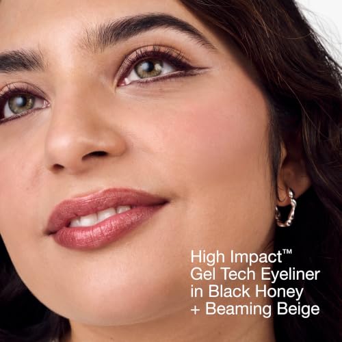 High Impact Gel Tech Eyeliner Pencil | Waterproof, Smudge Resistant + Safe For Sensitive Eyes, Black Honey