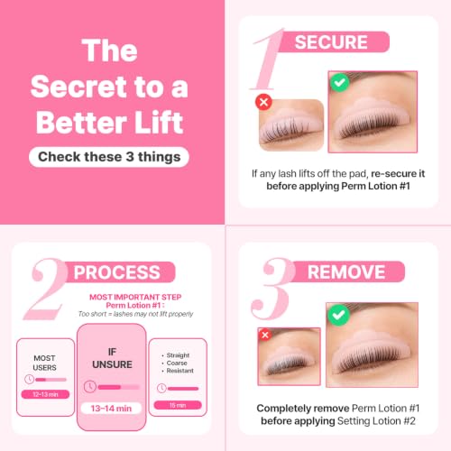 Korean Lash Lift Kit 5 Sets At Home Eyelash Perm