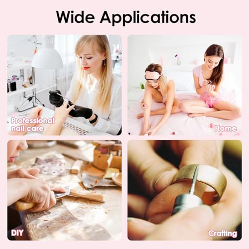 Nail Dust Collector for Acrylic Nails Vacuum 4500RPM Adjustable