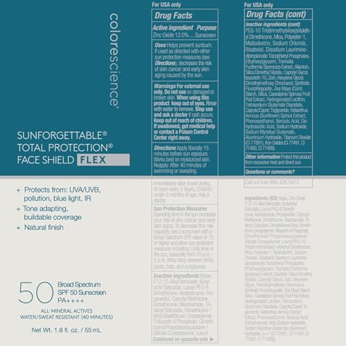 ColorScience Sunforgettable Total Protection Face Shield SPF 50