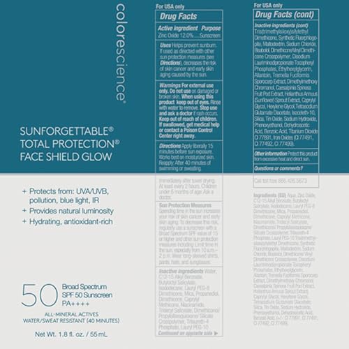Total Protection Face Shield Glow