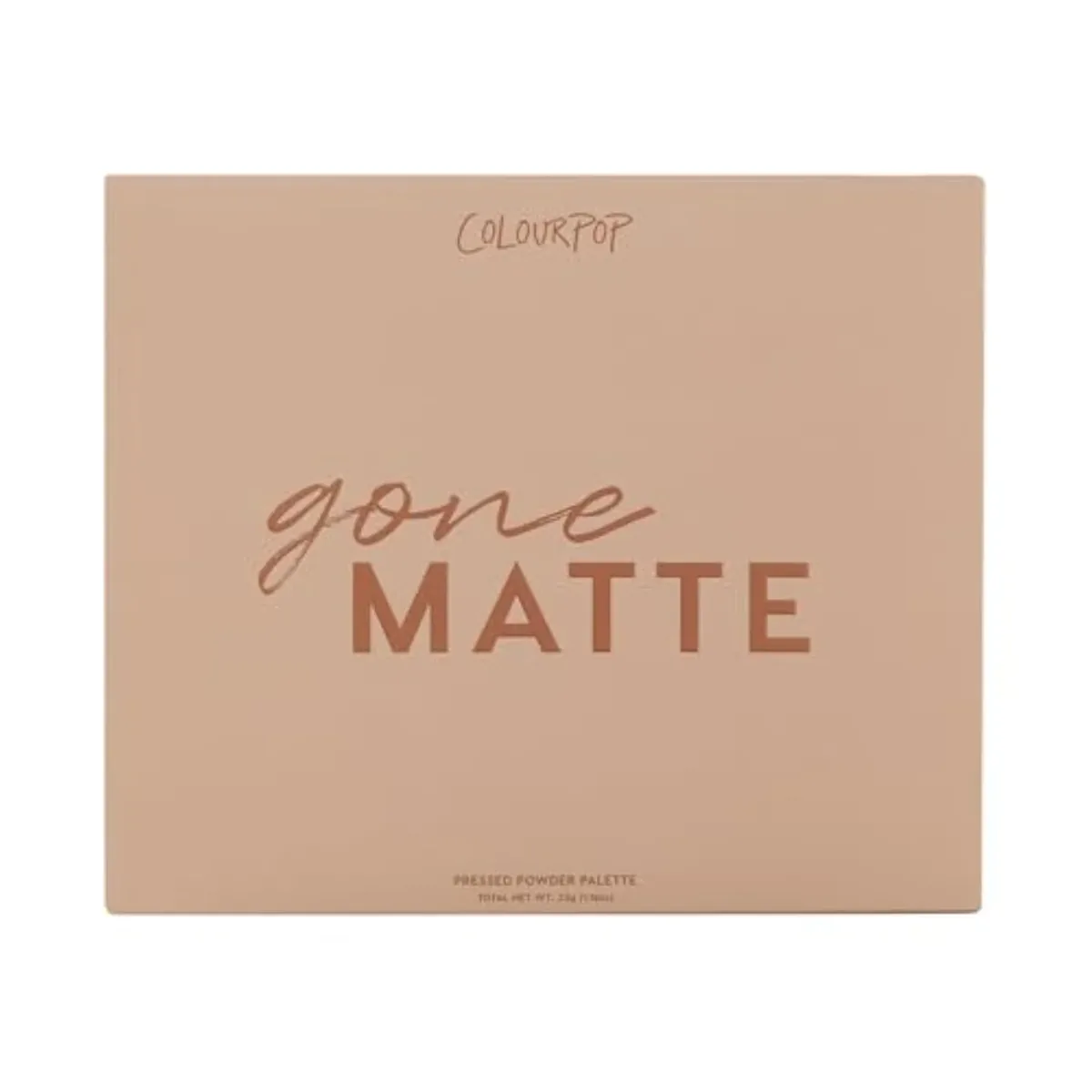 Colourpop Eyeshadow Palette - Eye Makeup Palette with Matte, Metallic, Matte Sparkle & Glitter Finishes - High-Pigment Eye Makeup with a Long-Wearing Formula - Gone Matte (0.3 oz)