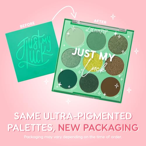 Just My Luck Green Eyeshadow Palette