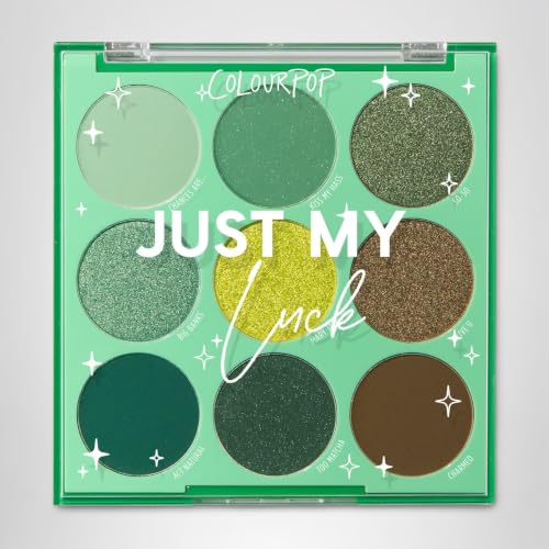 Just My Luck Green Eyeshadow Palette
