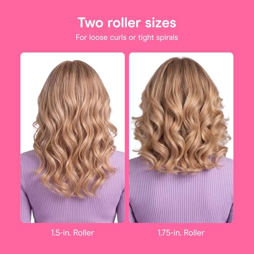 Ceramic Hot Rollers 1.75 Inch 1.5 Inch Lavender 12 Count