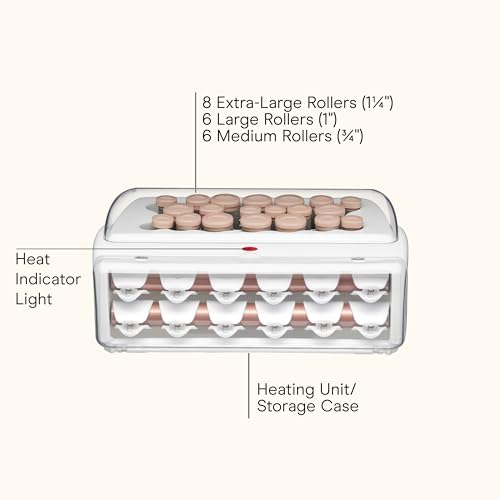 Hot Rollers INFINITIPRO Ceramic Flocked 85-Second Heat-up 20-Piece