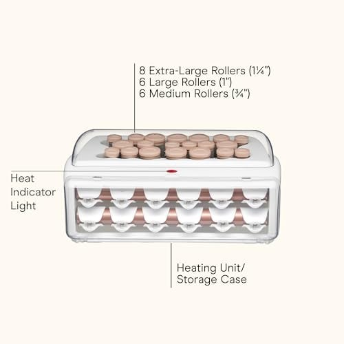 Hot Rollers INFINITIPRO Ceramic Flocked 85-Second Heat-up 20-Piece