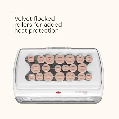Hot Rollers INFINITIPRO Ceramic Flocked 85-Second Heat-up 20-Piece