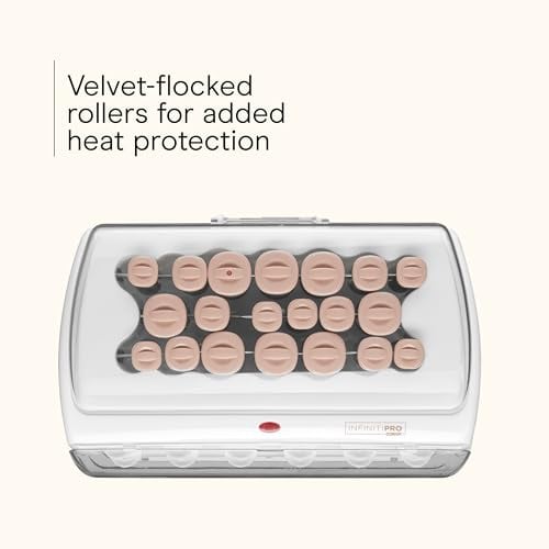 Hot Rollers INFINITIPRO Ceramic Flocked 85-Second Heat-up 20-Piece