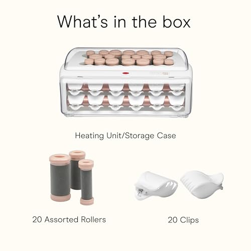 Hot Rollers INFINITIPRO Ceramic Flocked 85-Second Heat-up 20-Piece