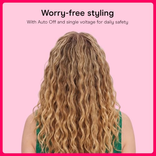 Curling Iron Waver Hair Tool Triple Barrel White Rose Gold
