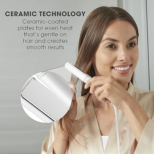 Travel Flat Iron Portable Mini 1/2 Inch Ceramic