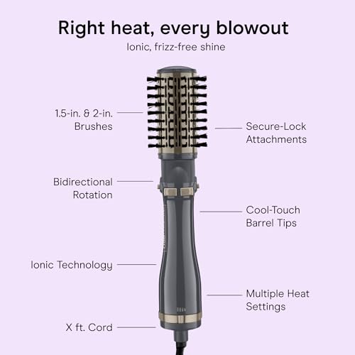 Rotating Blow Dryer Brush Set