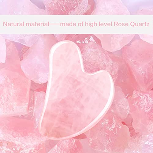 Rose Quartz Gua Sha for Face & Eye
