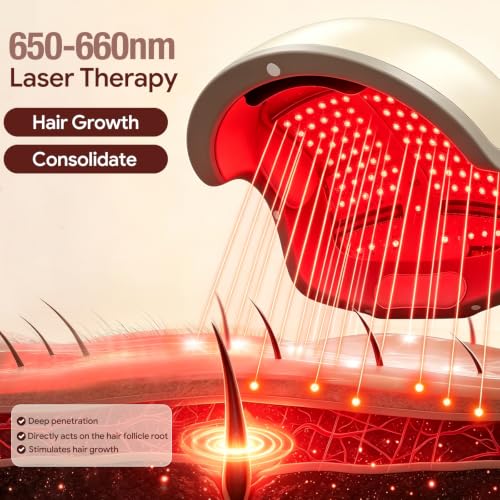 Laser Hair Growth Cap FDA Cleared LLLT Red Light Therapy