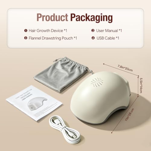 Laser Hair Growth Cap FDA Cleared LLLT Red Light Therapy