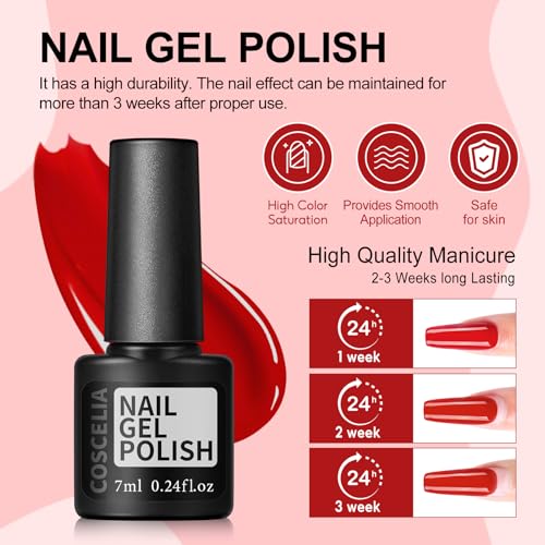 Gel Nail Polish Kit with UV Light Drill