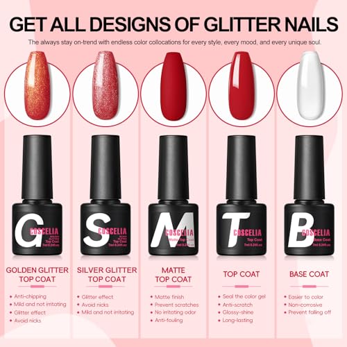 Gel Nail Polish Kit with UV Light Drill