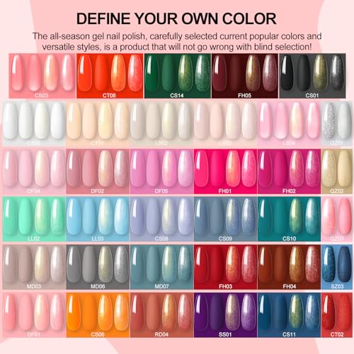 Gel Nail Polish Kit with UV Light Drill