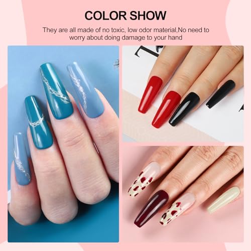 Gel Nail Polish Kit with UV Light Drill
