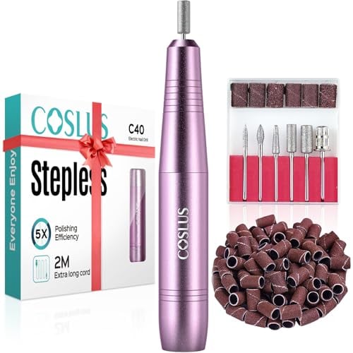 C40 Electric Nail Drill Professional Precise Speed Dial