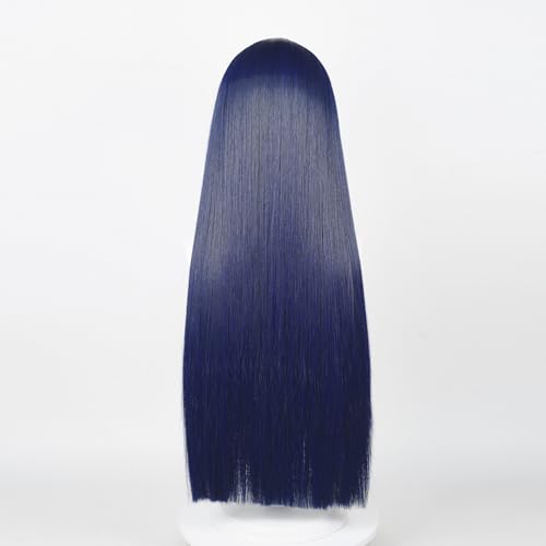 Navy Blue Long Straight Cosplay Wig