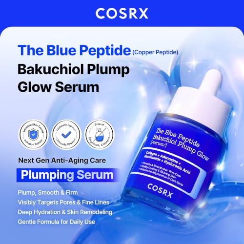 The Blue Copper Peptide Bakuchiol Plump Glow Serum