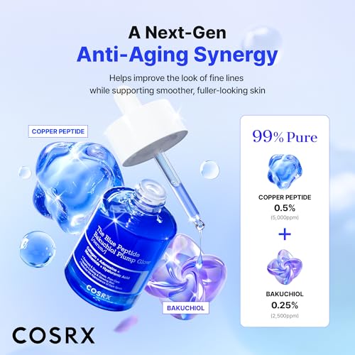 The Blue Copper Peptide Bakuchiol Plump Glow Serum