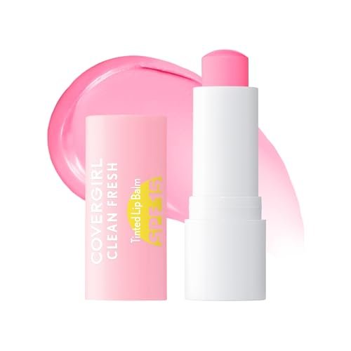 Clean Fresh Tinted Lip Balm SPF 15-10 - You Make Me Blush, with Mineral Sunscreen, Moisturizing, Vegan Formula, 0.14oz