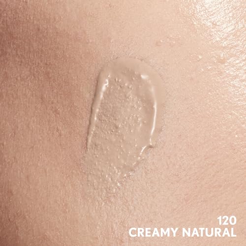 Clean Invisible Foundation Makeup, Dewy & Glowy Finish, Buildable Coverage, Skin-Like Smooth Look, Vegan, Creamy Natural, 1oz