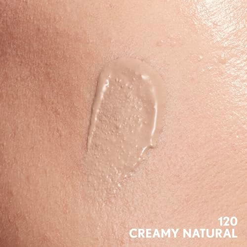 Clean Invisible Foundation Makeup, Dewy & Glowy Finish, Buildable Coverage, Skin-Like Smooth Look, Vegan, Creamy Natural, 1oz