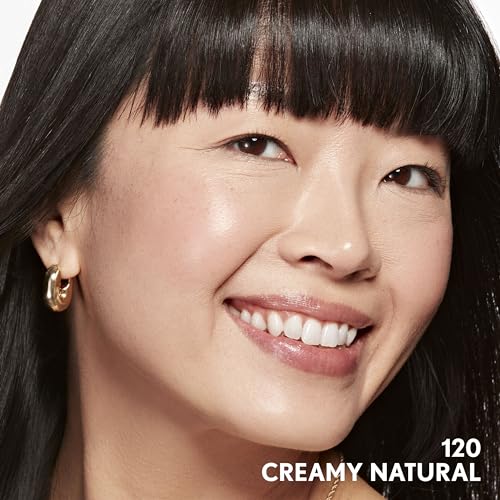 Clean Invisible Foundation Makeup, Dewy & Glowy Finish, Buildable Coverage, Skin-Like Smooth Look, Vegan, Creamy Natural, 1oz