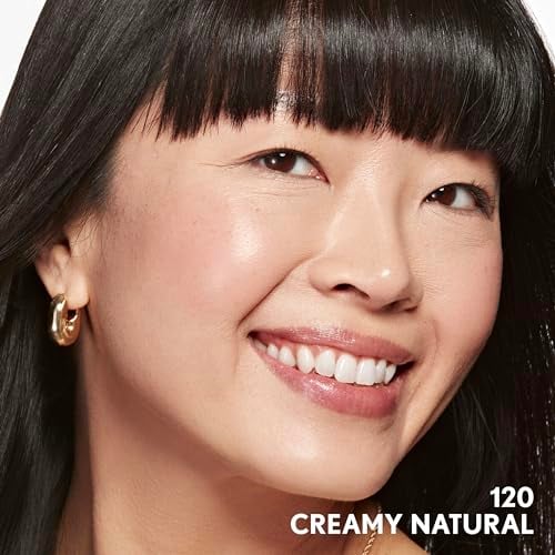 Clean Invisible Foundation Makeup, Dewy & Glowy Finish, Buildable Coverage, Skin-Like Smooth Look, Vegan, Creamy Natural, 1oz