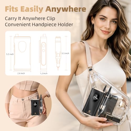 Professional Electric Nail Drill Rechargeable Nail File