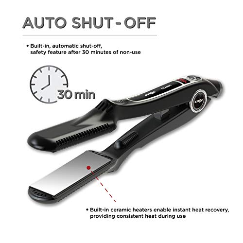 Classic Silver Titanium Flat Iron 1.5-Inch