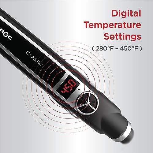 Classic Silver Titanium Flat Iron 1.5-Inch