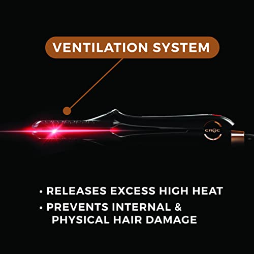Masters Black Titanium Flat Iron 1.5-Inch
