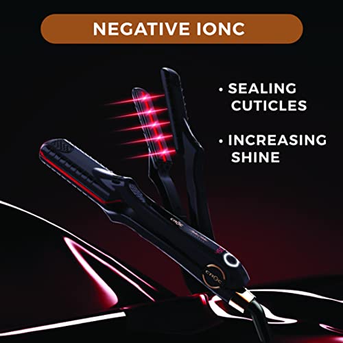 Masters Black Titanium Flat Iron 1.5-Inch
