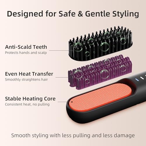 Cordless Ceramic Hot Brush USB-C