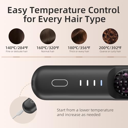 Cordless Ceramic Hot Brush USB-C