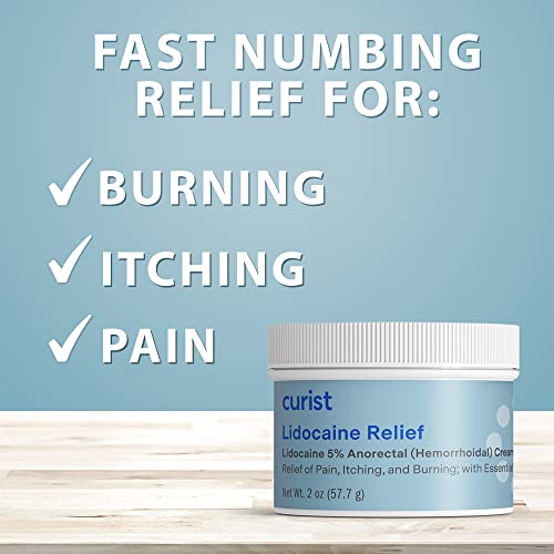 5% Lidocaine Numbing Cream Pain Relief (2 oz Jar)
