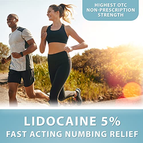 5% Lidocaine Numbing Cream Pain Relief (2 oz Jar)