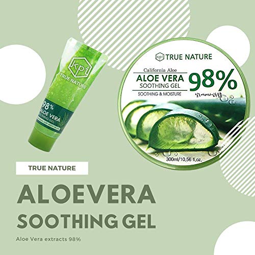 True Nature Soothing & Moisture 98% Aloe Vera Gel face moisturizer body